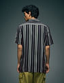 Flying Machine Vertical Striped Original Cuban Shirt