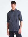 Flying Machine Vertical Stripe Cotton Shirt