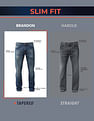 U.S. Polo Assn. Denim Co. Brandon Slim Tapered Black Jeans