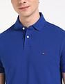 Tommy Hilfiger Solid Regular-Fit Cotton Polo T-Shirt