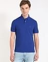 Tommy Hilfiger Solid Regular-Fit Cotton Polo T-Shirt