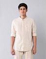 U.S. Polo Assn. Denim Co. Vertical Striped Pure Cotton Shirt