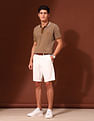 U.S. Polo Assn. Solid Slim Fit Working Holiday Polo Shirt