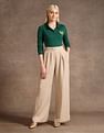 U.S. Polo Assn. Women Crest Logo Long Sleeve Polo Shirt