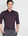 Arrow Newyork Windowpane Check Twill Shirt