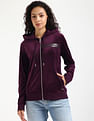 Calvin Klein Embossed Logo Patch Hood Sweatshirt