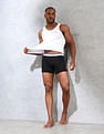USPA Innerwear Mid Rise Solid 1667 Trunks - Pack Of 3