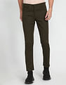 Flying Machine Slim Tapered Fit Twill Trousers