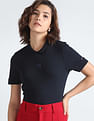Tommy Hilfiger Tonal Embroidered Stretch Polo Shirt