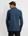 Arrow Vertical Striped Manhattan Slim Fit Shirt