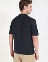 Calvin Klein Jeans Solid Regular-Fit Linen Polo T-Shirt