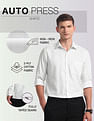 Arrow Manhattan Slim Fit Graph Checked Autopress Shirt