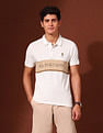 U.S. Polo Assn. Brand Embroidered Pure Cotton Varsity Polo Shirt