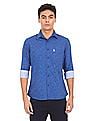 U.S. Polo Assn. Spread Collar Printed Casual Shirt