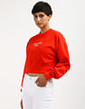 Calvin Klein Stacked Logo Crew Neck Sweatshirt