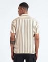 Flying Machine 30's Slub Striped Shirt