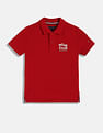 Tommy Hilfiger Kids Boys Graphic Relaxed-Fit Cotton Polo T-Shirt
