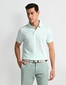 Arrow Patterned Knit Regular Fit Polo Shirt