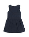 Tommy Hilfiger Kids Girls Embroidered Monogram A-Line Dress