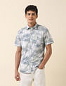 U.S. Polo Assn. Tropical Printed Pure Cotton Shirt