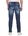 Aeropostale Men Blue Skinny Fit Whiskered Jeans