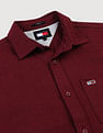 Tommy Hilfiger Solid Cotton Flannel Shirt