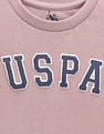 U.S. Polo Assn. Kids Boys Typographic Print Cotton T-Shirt