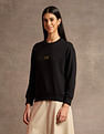 U.S. Polo Assn. Women Brand Printed Regular Fit Sweatshirt