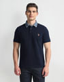 U.S. Polo Assn. Denim Co. Solid Denim Collar Polo Shirt
