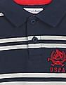 U.S. Polo Assn. Kids Boys Pique Striped Polo Shirt