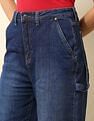 U.S. Polo Assn. Women High Rise Ultra Wide Leg Fit Jeans