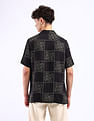 Flying Machine Cuban Collar Cotton Shirt