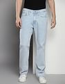 Calvin Klein Jeans 90s Straight Fit Rinsed Jeans