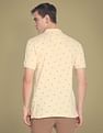 Flying Machine All Over Motif Print Cotton Polo Shirt