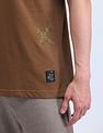 Flying Machine Geometric Print Round Neck T-Shirt
