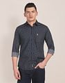 U.S. Polo Assn. Spread Collar Printed Casual Shirt