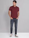 AD by Arvind Wrinkle Resistant Quick Dry Smart Polo Shirt