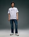 Flying Machine Graphic Printed Digitopia Relaxed T-Shirt
