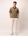 U.S. Polo Assn. Denim Co. Relaxed Fit Pure Cotton Outdoor Shirt