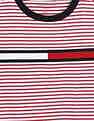 Tommy Hilfiger Boys Red Horizontal Striped T-Shirt