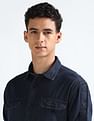 Flying Machine Cotton Chambray Weave Shirt