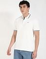Tommy Hilfiger Solid Regular-Fit Cotton Polo Shirt