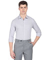Arrow Outline Check Self Design Shirt
