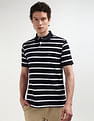 Tommy Hilfiger Horizontal Stripe Cotton Polo Shirt