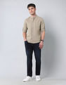 U.S. Polo Assn. Denim Co. Solid Regular Fit Poplin Shirt