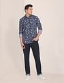 U.S. Polo Assn. Spread Collar Floral Print Casual Shirt