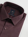Arrow Cutaway Collar Geometric Print Shirt
