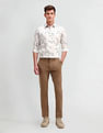 Arrow Newyork Slim Fit All-Over Pattern Shirt