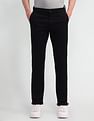 Arrow Sports Slim Fit Solid Trousers