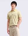 Flying Machine Abstract Print Regular Fit Polo Shirt
